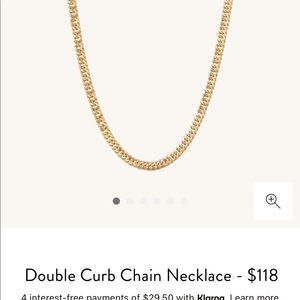 Mejuri double curb chain